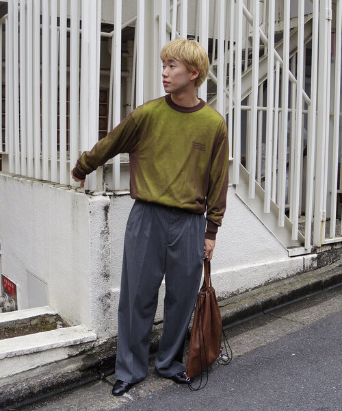 WHIMSIC(ウィムジック)の「【UNISEX/2サイズ展開/SETUP対応】ピンストライプスラックス(その他パンツ・レディース・チャコールグレー/ネイビー・2/1)」の8枚目の写真