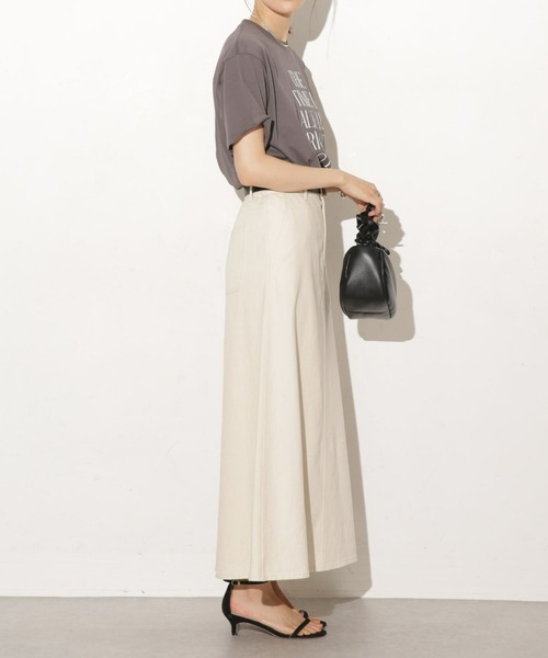 NANO universe（ナノユニバース）の「台形カツラギロングスカート（デニムスカート・レディース・キナリ・マルチサイズ）」の15枚目の写真