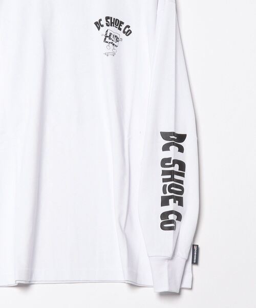 DC SHOES（ディーシーシューズ）の「ディーシーシューズ  24 PLAYTIME LS（スウェット・メンズ・ブラック/ホワイト・M/L/LL）」の4枚目の写真