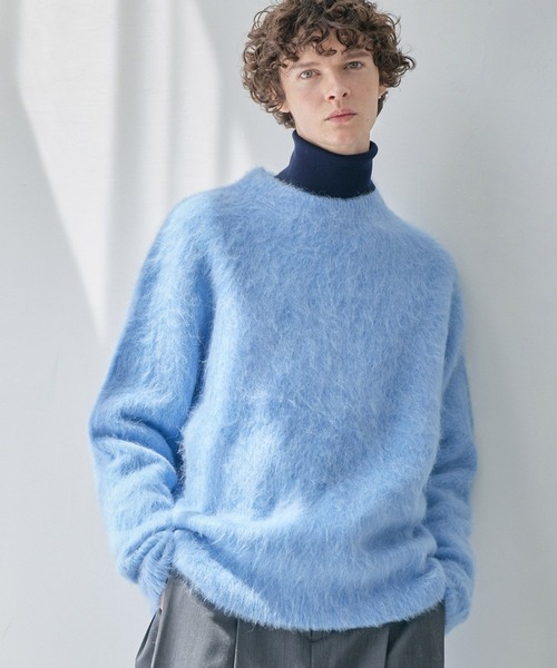 STERNBERG ラクーンカシミヤWフェイスクルーネックニット 2025年最新