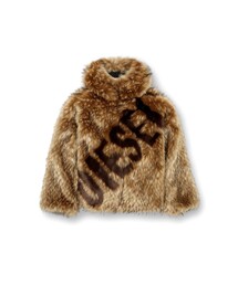 DIESEL ファー付きジャケット 黒　メンズ フェイクファー DIESEL(ディーゼル) アウター・ジャケット