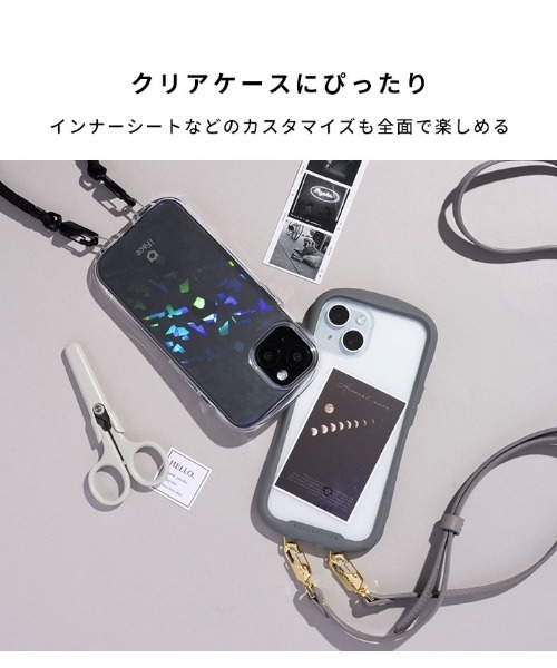iFace（アイフェイス）の「iFace Hang and ストラップホルダー ダブルリング（スマホグッズ・レディース・ゴールド/シルバー/ダークグレー・FREE）」の8枚目の写真