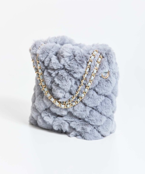 NOELA(ノエラ)の「キルティングパターンバッグ(ショルダーバッグ・レディース・ブラック/ボルドー/ブルー・フリー)」の5枚目の写真