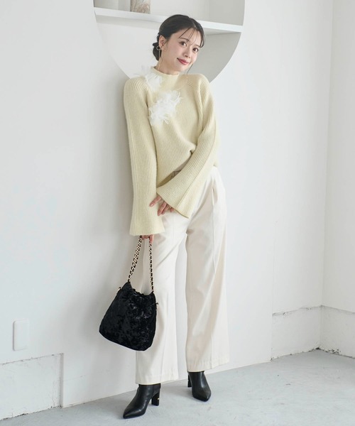 NOELA(ノエラ)の「キルティングパターンバッグ(ショルダーバッグ・レディース・ブラック/ボルドー/ブルー・フリー)」の12枚目の写真