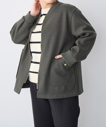 anyfee（エニフィー）の「【anyfee】オーバーサイズニットブルゾン《大きいサイズ/プラスサイズ》（ブルゾン）」