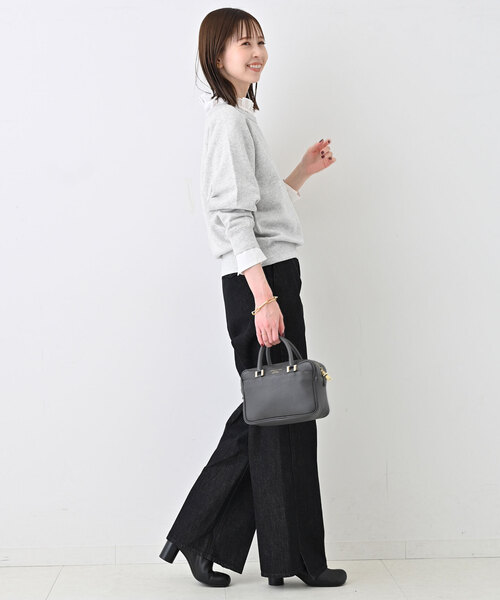 SLOBE IENA（スローブイエナ）の「裏毛コンパクトラグランスウェット（スウェット・レディース・グレー/ピンク/ネイビー・FREE）」の12枚目の写真