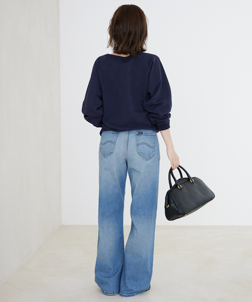 SLOBE IENA（スローブイエナ）の「裏毛コンパクトラグランスウェット（スウェット・レディース・グレー/ピンク/ネイビー・FREE）」の21枚目の写真