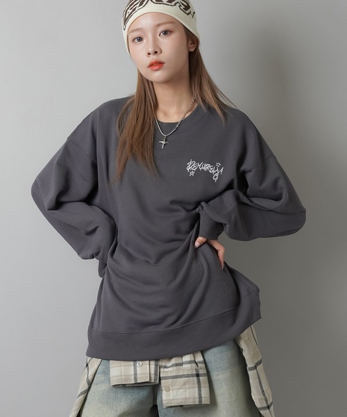 SPINNS（スピンズ）の「オバケ8ボールデザイン ビッグスウェット