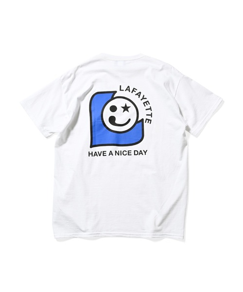 LFYT（エルエフワイティー）の「LFYT ラファイエット 【Lafayette】 - 半袖 Tシャツ【HAVE A NICE DAY TEE LA240110】（Tシャツ/カットソー・メンズ・オリーブ/ネイビー/ホワイト・LARGE/X-LARGE/XX-LARGE/MEDIUM）」の2枚目の写真