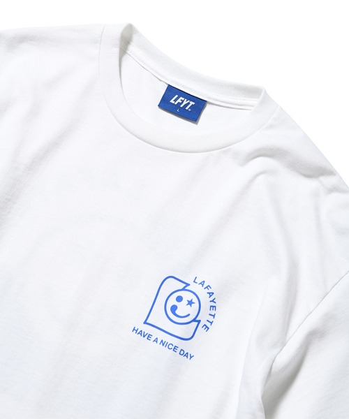 LFYT（エルエフワイティー）の「LFYT ラファイエット 【Lafayette】 - 半袖 Tシャツ【HAVE A NICE DAY TEE LA240110】（Tシャツ/カットソー・メンズ・オリーブ/ネイビー/ホワイト・LARGE/X-LARGE/XX-LARGE/MEDIUM）」の8枚目の写真