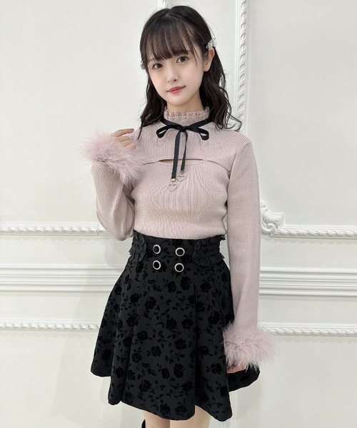 Drawer - 大人気‼️シーニュ　Alice red セーター新品 GRANCY】ZipDesign Asymmetry Knit / ジップデザイン
