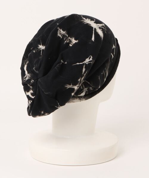 BARELY BLUE（ベアリーブルー）の「【 BARELY BLUE / ベアリーブルー 】 タイダイ ルーズシルエット ビーニー（ニットキャップ/ビーニー・レディース・ピンク/ブルー/ブラック/マルチ・FREE）」の7枚目の写真