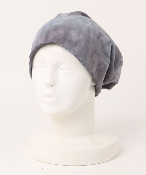 BARELY BLUE（ベアリーブルー）の「【 BARELY BLUE / ベアリーブルー 】 タイダイ ルーズシルエット ビーニー（ニットキャップ/ビーニー・レディース・ピンク/ブルー/ブラック/マルチ・FREE）」の5枚目の写真