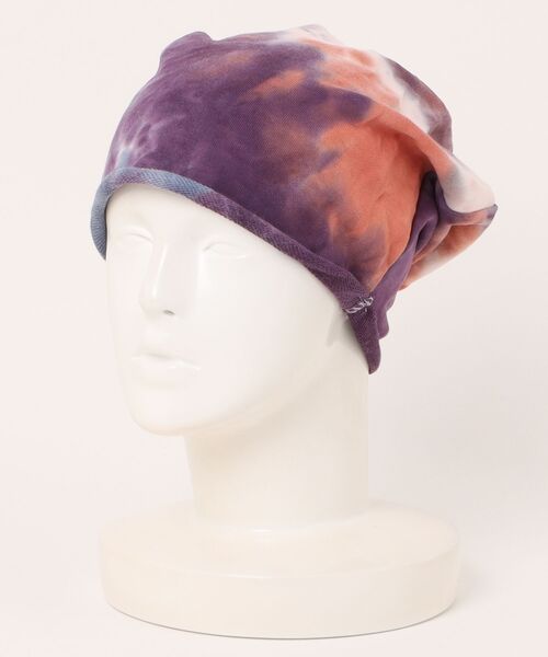 BARELY BLUE（ベアリーブルー）の「【 BARELY BLUE / ベアリーブルー 】 タイダイ ルーズシルエット ビーニー（ニットキャップ/ビーニー・レディース・ピンク/ブルー/ブラック/マルチ・FREE）」の19枚目の写真