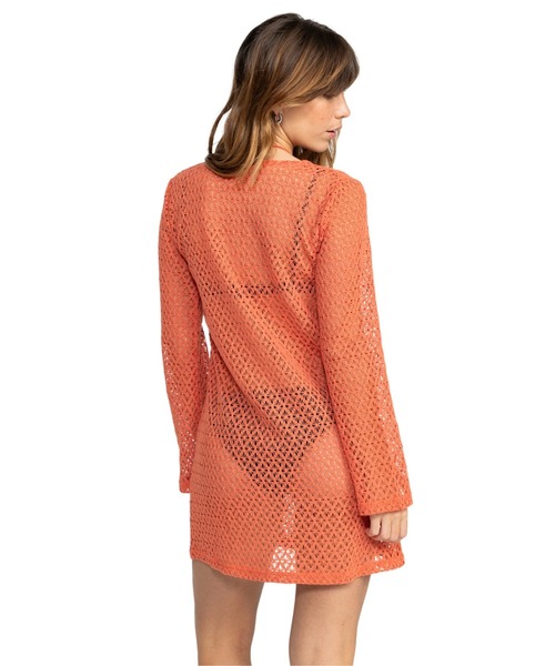 【セール】LOVE COASTLINE /ロキシークロシェドレス（ニット/セーター）｜ROXY（ロキシー）