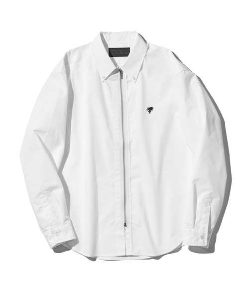 ACANTHUS(アカンサス)の「ACANTHUS:Remake Zip Up Shirt(シャツ/ブラウス・メンズ・ホワイト/ネイビー/サックスブルー/ブルー・S/M/L/XL)」の7枚目の写真