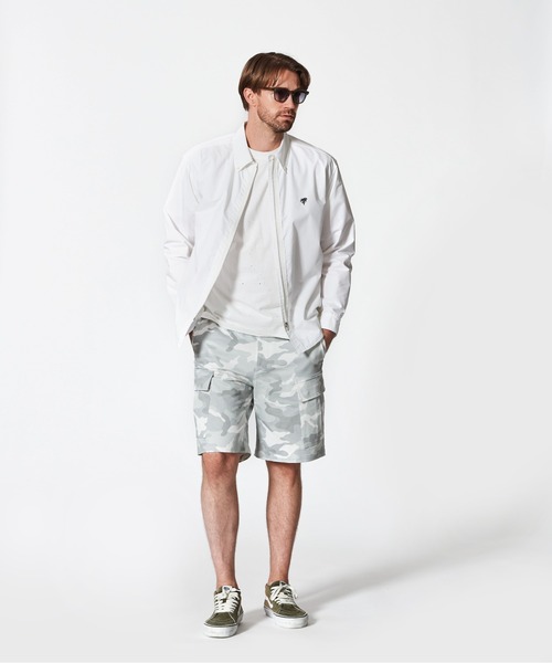 ACANTHUS(アカンサス)の「ACANTHUS:Remake Zip Up Shirt(シャツ/ブラウス・メンズ・ホワイト/ネイビー/サックスブルー/ブルー・S/M/L/XL)」の12枚目の写真