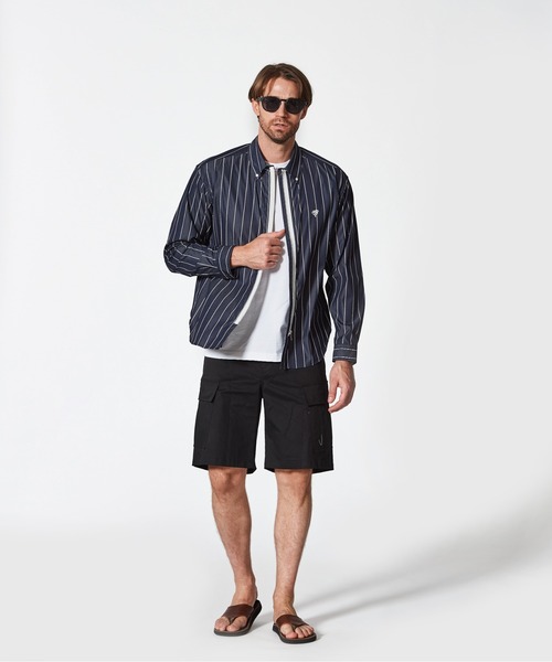 ACANTHUS(アカンサス)の「ACANTHUS:Remake Zip Up Shirt(シャツ/ブラウス・メンズ・ホワイト/ネイビー/サックスブルー/ブルー・S/M/L/XL)」の16枚目の写真