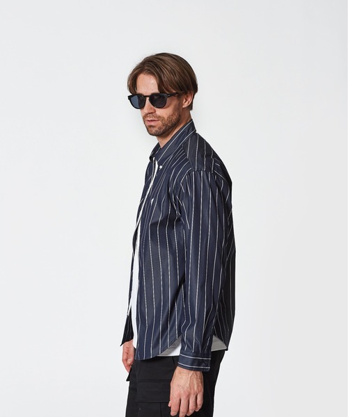 ACANTHUS(アカンサス)の「ACANTHUS:Remake Zip Up Shirt(シャツ/ブラウス・メンズ・ホワイト/ネイビー/サックスブルー/ブルー・S/M/L/XL)」の18枚目の写真