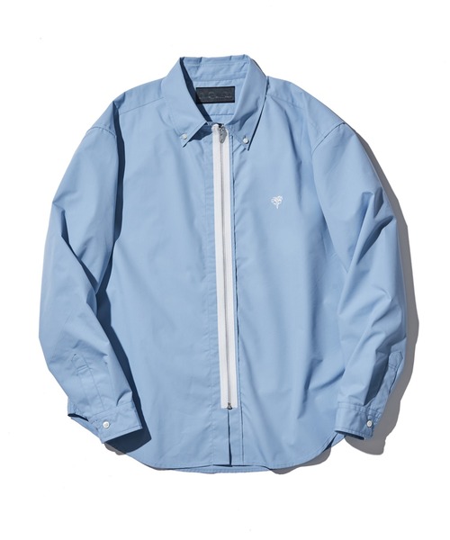 ACANTHUS(アカンサス)の「ACANTHUS:Remake Zip Up Shirt(シャツ/ブラウス・メンズ・ホワイト/ネイビー/サックスブルー/ブルー・S/M/L/XL)」の9枚目の写真