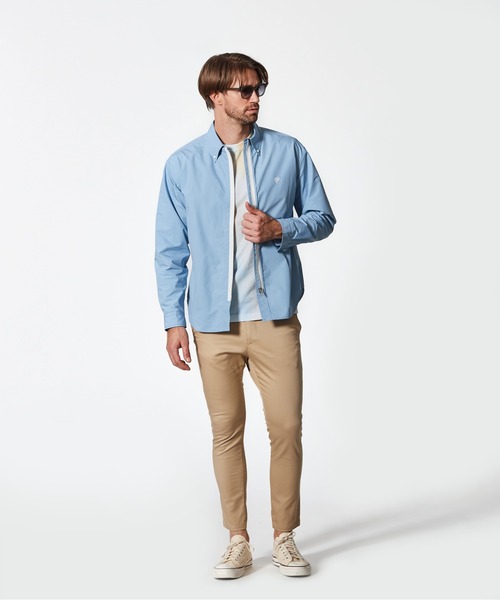 ACANTHUS(アカンサス)の「ACANTHUS:Remake Zip Up Shirt(シャツ/ブラウス・メンズ・ホワイト/ネイビー/サックスブルー/ブルー・S/M/L/XL)」の21枚目の写真
