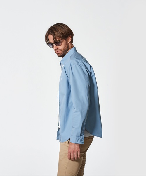 ACANTHUS(アカンサス)の「ACANTHUS:Remake Zip Up Shirt(シャツ/ブラウス・メンズ・ホワイト/ネイビー/サックスブルー/ブルー・S/M/L/XL)」の22枚目の写真
