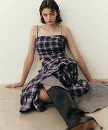 SNIDEL（スナイデル）の「ネルチェックキャミソール（キャミソール