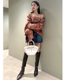 SNIDEL（スナイデル）の「ネルチェックキャミソール（キャミソール