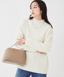 UNTITLED - 美品 UNTITLED アンタイトル / ラムウールカシミヤ ハイネックニット 人気ニット／一部カラー追加】ラムウールカシミヤ ハイネック