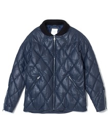 CRIMIE（クライミー）の「DIAMOND QUILT LAMB LEATHER DOWN JACKET / ダイヤ柄キルトラムレザー ダウンジャケット（ダウンジャケット/コート）」