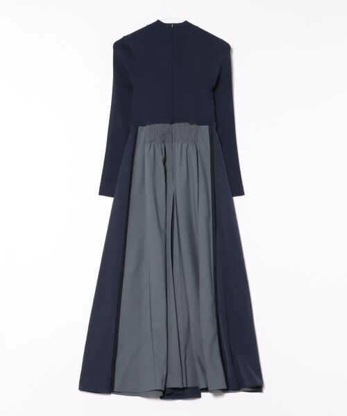 AND COUTURE(アンドクチュール)の「配色ドッキングワンピース(ワンピース・レディース・ネイビー/ブラック・FREE)」の10枚目の写真