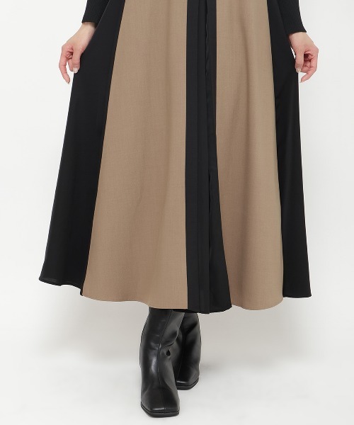AND COUTURE(アンドクチュール)の「配色ドッキングワンピース(ワンピース・レディース・ネイビー/ブラック・FREE)」の11枚目の写真