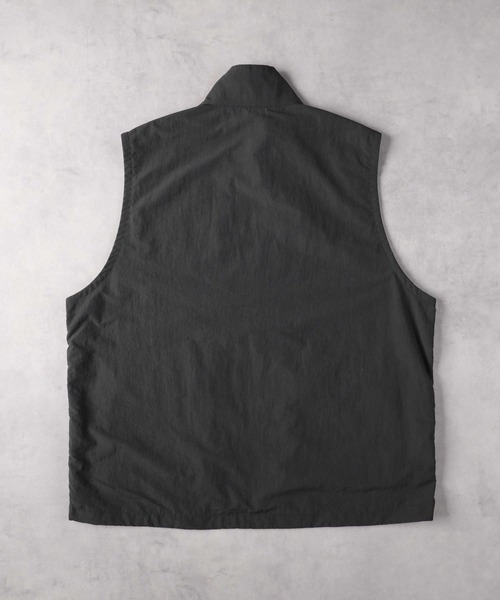 CAMP7（キャンプセブン）の「【CAMP7】CP-TEX ナイロンベスト（ベスト・メンズ・ブラック/ダークグレー・M/L/XL）」の3枚目の写真