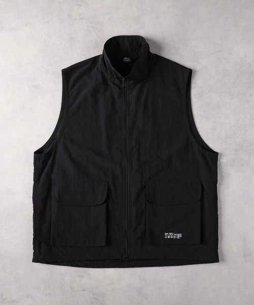 CAMP7（キャンプセブン）の「【CAMP7】CP-TEX ナイロンベスト（ベスト・メンズ・ブラック/ダークグレー・M/L/XL）」の20枚目の写真