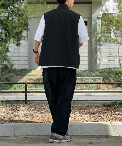 CAMP7（キャンプセブン）の「【CAMP7】CP-TEX ナイロンベスト（ベスト・メンズ・ブラック/ダークグレー・M/L/XL）」の17枚目の写真