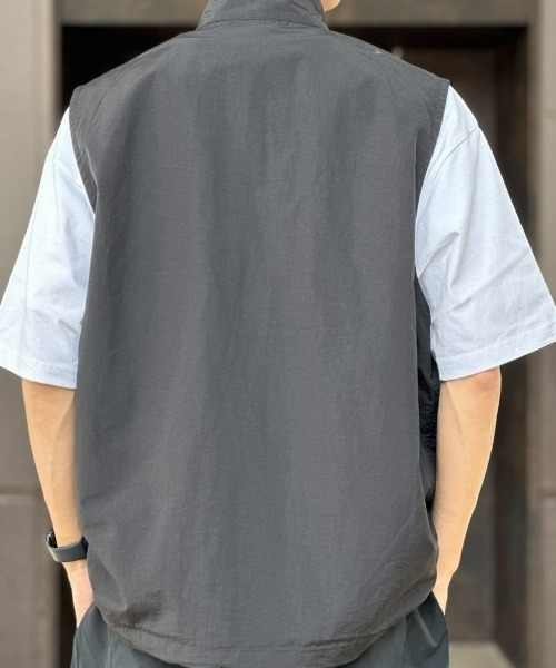 CAMP7（キャンプセブン）の「【CAMP7】CP-TEX ナイロンベスト（ベスト・メンズ・ブラック/ダークグレー・M/L/XL）」の15枚目の写真