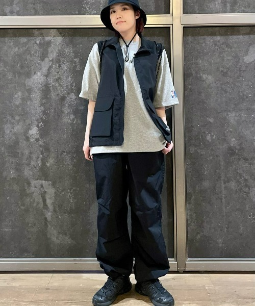 CAMP7（キャンプセブン）の「【CAMP7】CP-TEX ナイロンベスト（ベスト・メンズ・ブラック/ダークグレー・M/L/XL）」の14枚目の写真