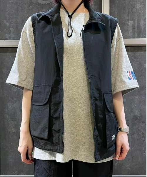 CAMP7（キャンプセブン）の「【CAMP7】CP-TEX ナイロンベスト（ベスト・メンズ・ブラック/ダークグレー・M/L/XL）」の11枚目の写真