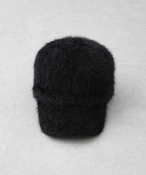 NANO universe（ナノユニバース）の「ファーキャップ（キャップ・レディース・ブラック/ベージュ・FREE）」の4枚目の写真