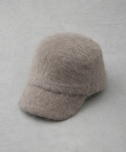 NANO universe（ナノユニバース）の「ファーキャップ（キャップ・レディース・ブラック/ベージュ・FREE）」の10枚目の写真