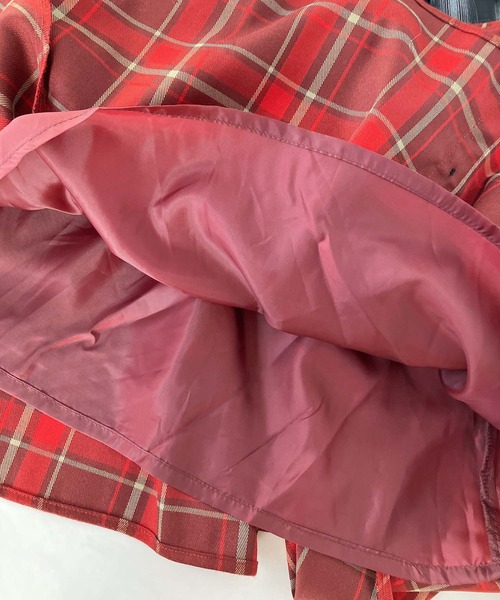 AS KNOW AS plus（アズノゥアズプラス）の「◇巻きシャツ風デザインミニスカート（スカート・レディース・ブラック系/レッド系・FREE）」の17枚目の写真