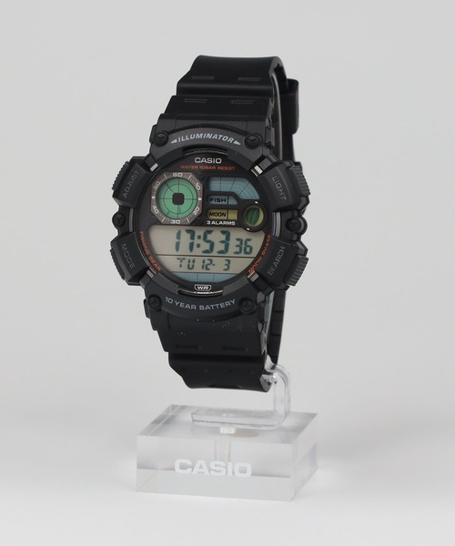 CASIO(カシオ)の「CASIO Collection / WS-1500H-1AJF(デジタル腕時計・メンズ・ブラック・FREE)」の2枚目の写真