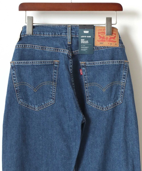 Levi's(リーバイス)の「Levi's/リーバイス 505 REGULAR/レギュラーフィット ジーンズ/ヴィンテージウォッシュ レギュラーストレート ストレッチ デニムパンツ(デニムパンツ・メンズ・ダークインディゴブルー/ライトインディゴブルー/インディゴブルー/ダークブルー/ライトブルー/ブルー・32inch/31inch/30inch/29inch/34inch/33inch/36inch/28inch)」の3枚目の写真