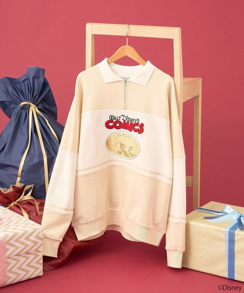 Disney ディズニー　スウェット　中綿　スモック　リバーシブル　レトロ　古着 90年代 90s ディズニー │ヴィテージ古着屋Feeet 通販 名古屋