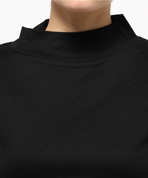 OUTLET(アウトレット)の「【Sheta】リブHNカットソー(Tシャツ/カットソー・レディース・グレー/ブラック・FREE)」の6枚目の写真