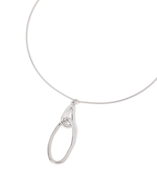 GLOBAL WORK（グローバルワーク）の「ステンレスニュアンスモチーフネックレス/234159（ネックレス・レディース・シルバー系2/ゴールド系1/ゴールド系2/シルバー系1・ONE SIZE）」の3枚目の写真