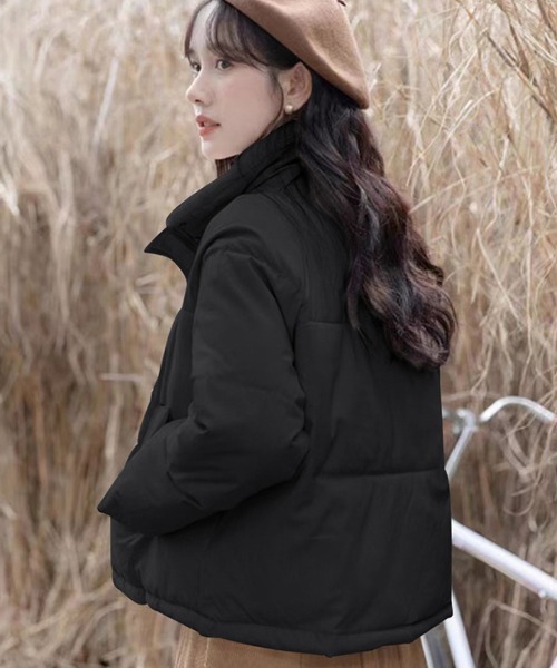 セール】トグルボタン ショート丈 スタンドカラー エコダウン