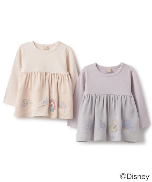 petit main（プティマイン）の「【Disney】刺しゅうカットチュニック（チュニック・キッズ・ライトピンク/ライトブルー/ラベンダー・80ｃｍ/90cm/100cm/110cm/120cm/130cm）」の16枚目の写真