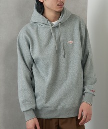 【BALL】T/C裏起毛 ワッペン付きプルパーカー 64536