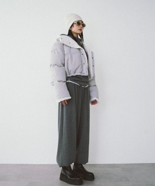 HANNE（アン）の「リバーシブルパディングショートコート（ダウン 